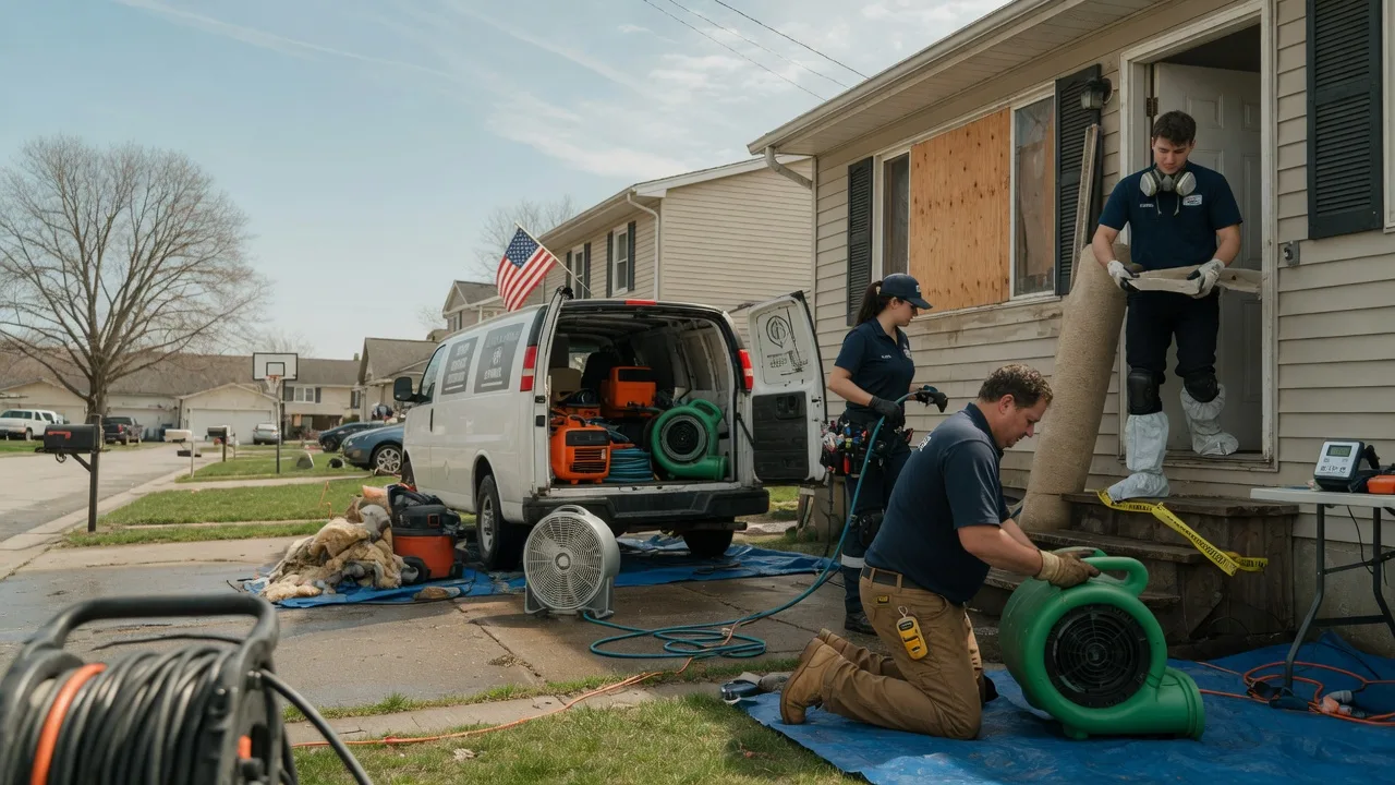 Water Damage Restoration in Deerfield, KS near me